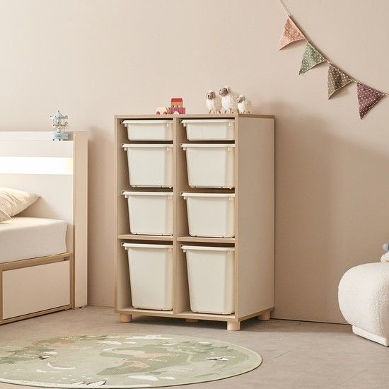 우아미가구oem 마르보 오픈 수납박스 선반장 720 착불