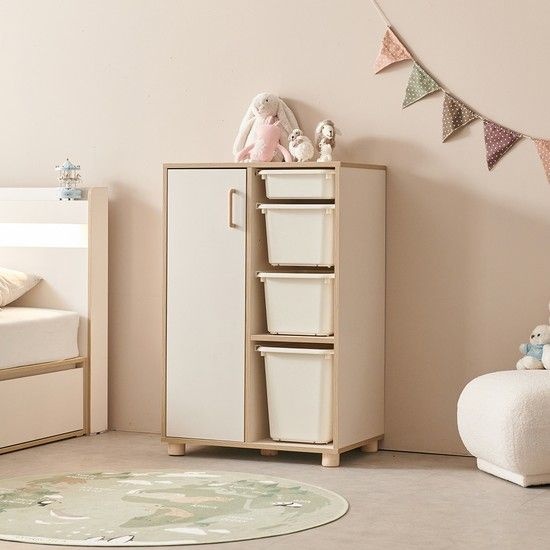 우아미가구oem 마르보 도어 수납박스 선반장 720 착불