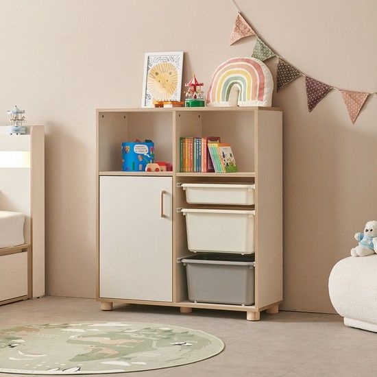 우아미가구oem 마르보 도어 수납박스 선반장 950 착불