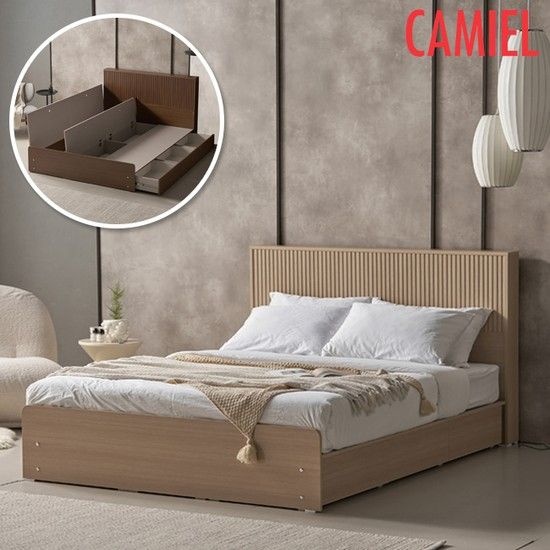 태윤인터내셔날오이엠 템바보드 수납식 서랍형 300mm 퀸 침대(UJ_AQ0104)