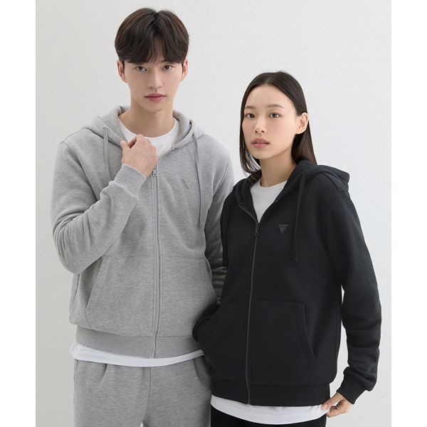 매장정품 게스 GUESS [ON] 2color 유니 기모 후드집업 NP4KE401 115596