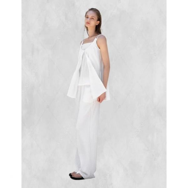 아틀리에 나인 YUIE CREASE SET-UP STRING PANTS(PT-5645) 273531 FE5146528-E2B