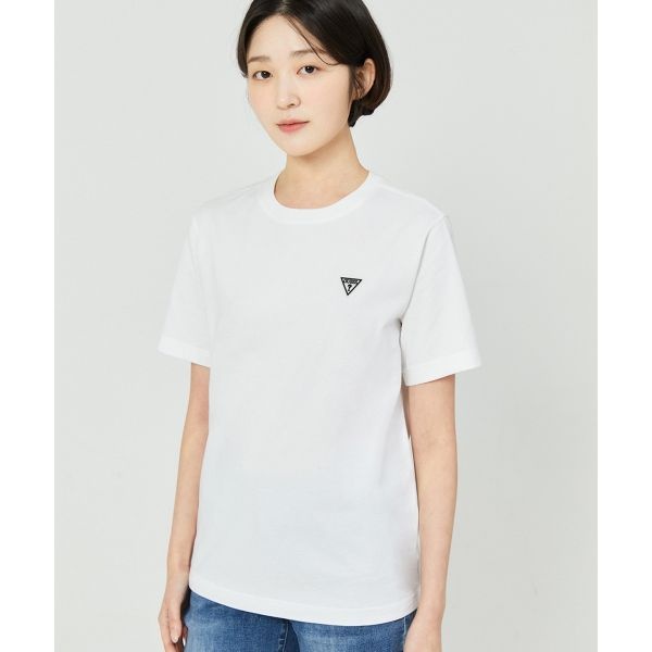 게스 GUESS 4color 유니 레귤러핏 라운드넥 고무삼각와펜 반팔티 NP2KE401 161617