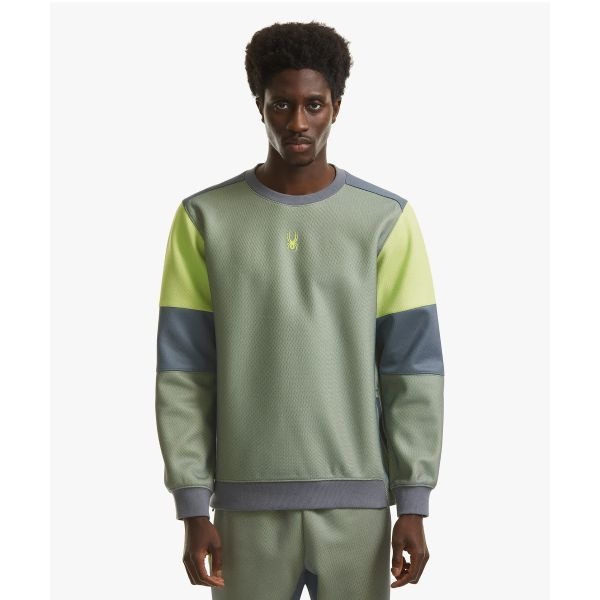 <매장정품> SPYDER 스파이더 남성 메쉬 맨투맨 SPHPCNRL302MGRY 956844