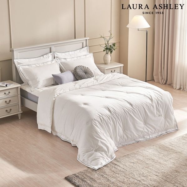 [롯데백화점] 로라애슐리 심플라인 바이오워싱 60수 고밀도 광폭 면 차렵이불(Q)200x230(R11E3LBA24)GN LE1220637031