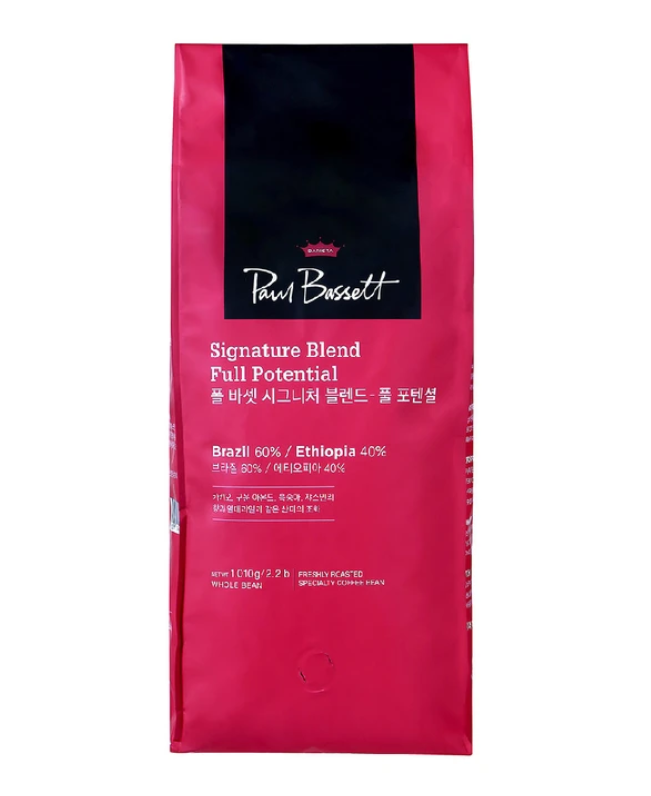 폴바셋 시그니처 블렌드 홀빈커피 1.01kg 1개