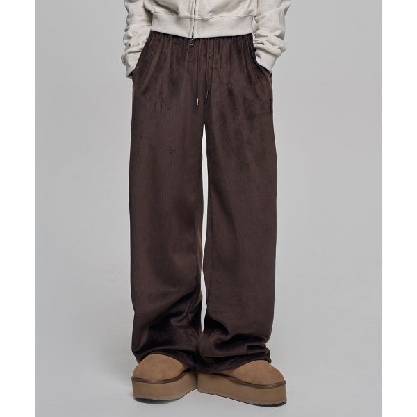 CHICKS 테린 코듀로이 융기모 팬츠