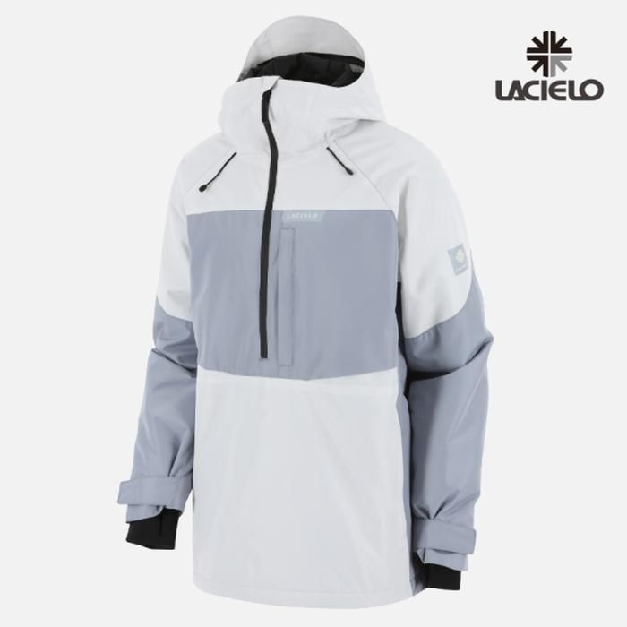 (주)아이에스비스포츠 [라시엘로]라시엘로 남여공용 스키 스노우보드 아노락자켓 LAZ-917-GRAY