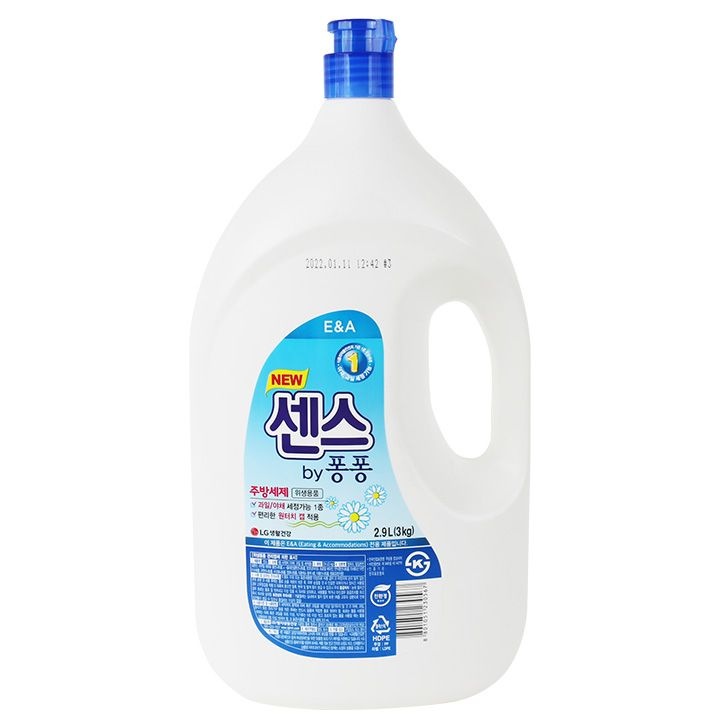 (주)엘지생활건강 히타치엘지데이터스토리지 엘지 센스 주방세제 2.9L(3kg)