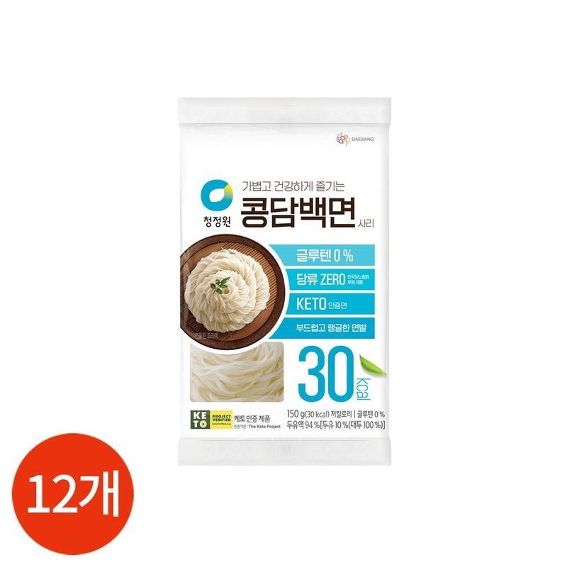 청정원 콩담백면 150g x 12개