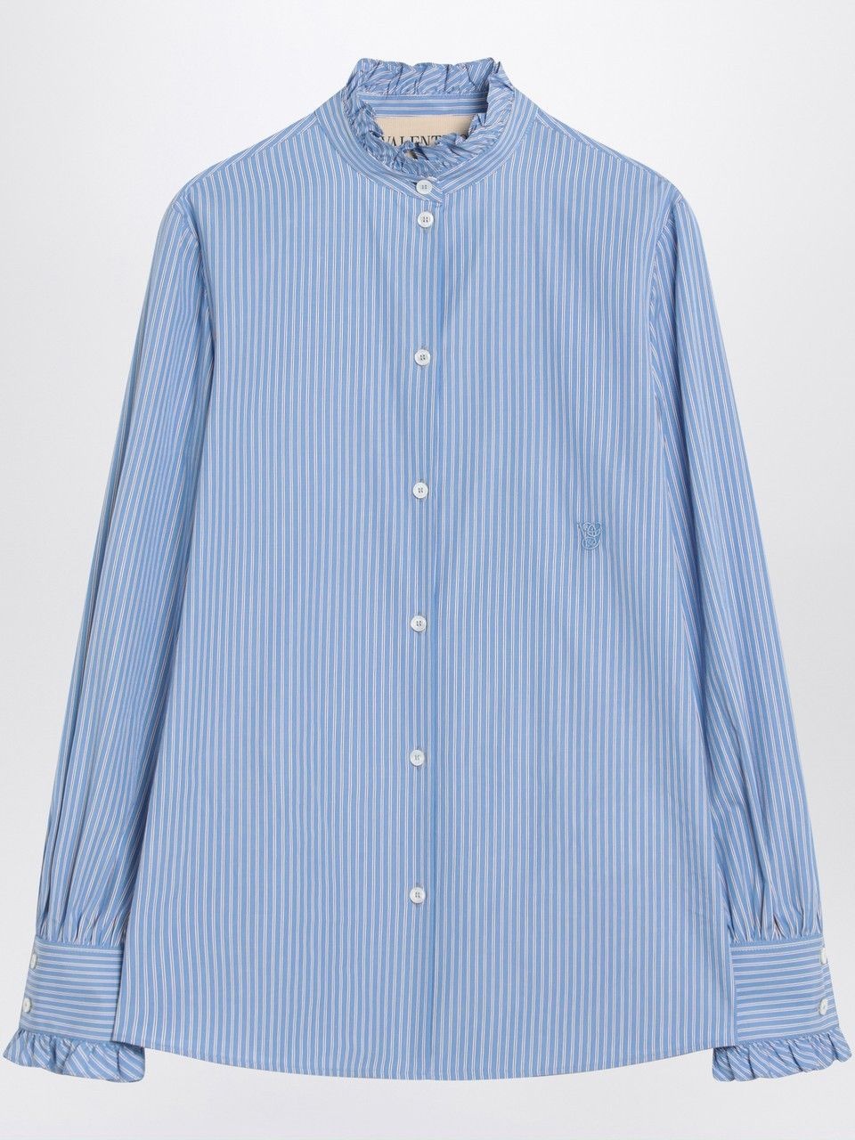 발렌티노 [관부가세포함] 라프리마 여성 셔츠 7B3AB7R89MK VALE 7BT 라이트 BLUE /16