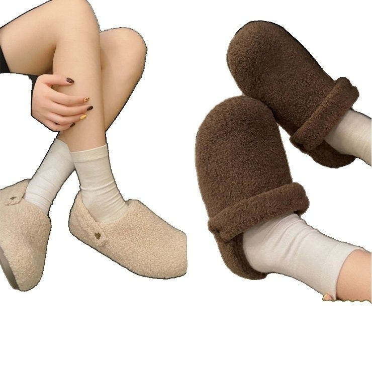 슬리퍼 샌들 블로퍼 뮬 겨울 양털 털슬리퍼 퍼 어그 사무실 여성 신발