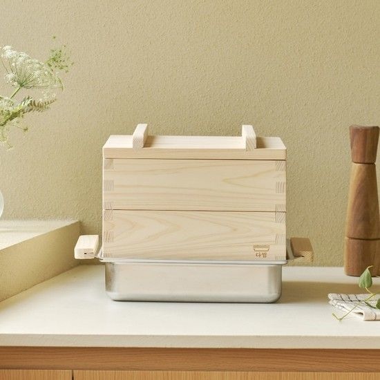 다찜 편백나무 찜기 2단 세트 DF925235