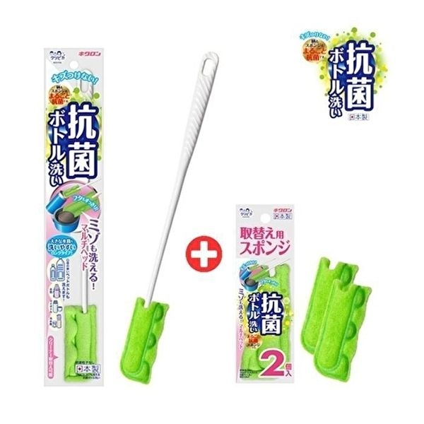 [셀러허브 1]손잡이가 길어 깊이 세척가능한 키크론 텀블러 세척솔 리필 카트리지 2pc 세