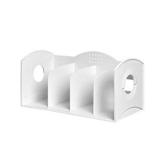 상품상세참조 SYSMAX 4단멀티책꽂이 42117 화이트(447x210x213mm) 서류꽂이 정리