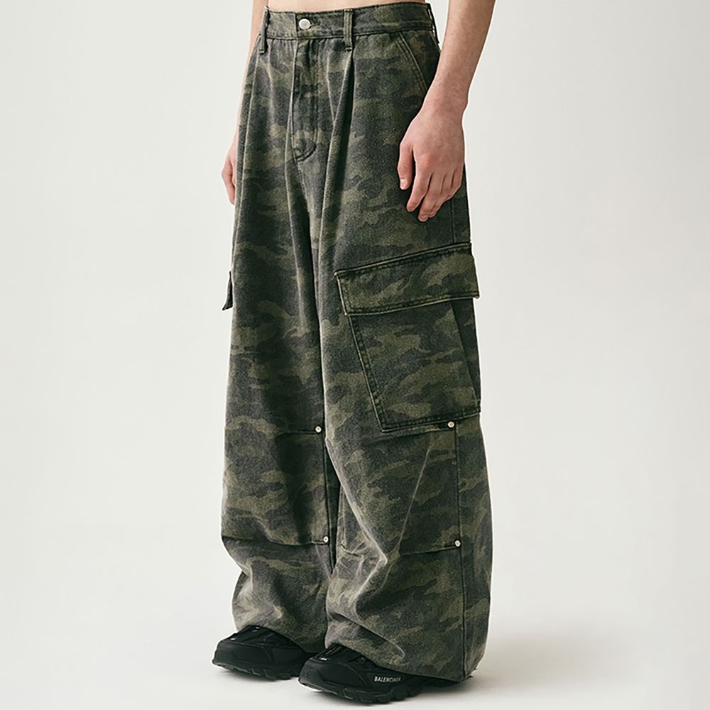 Side Big Cargo Pants CAMO