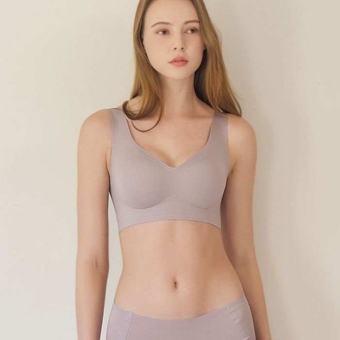 오오아 [브라+팬티 세트 특가] 젤리그램 엠보 브라  메쉬슬림몰드