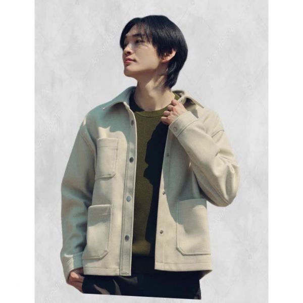 탑텐 남성 울라이크 카라 자켓재킷 _MSE4TC1202 302069 FE4341402-E2B