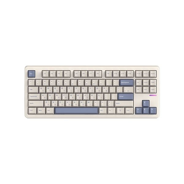 [SPM] 유,무선 블루투스 기계식 키보드, SPM PL87W 몽돌 [텐키리스] 베이지