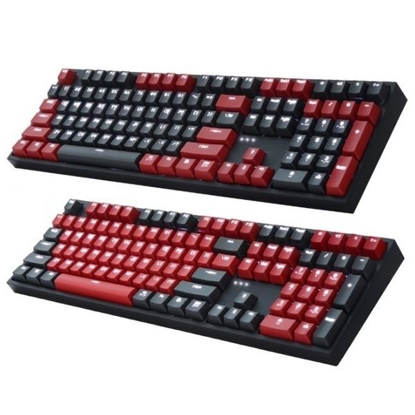 [COX] 유선 기계식키보드, CK108 녹축 [레드/다크그레이] (S1)