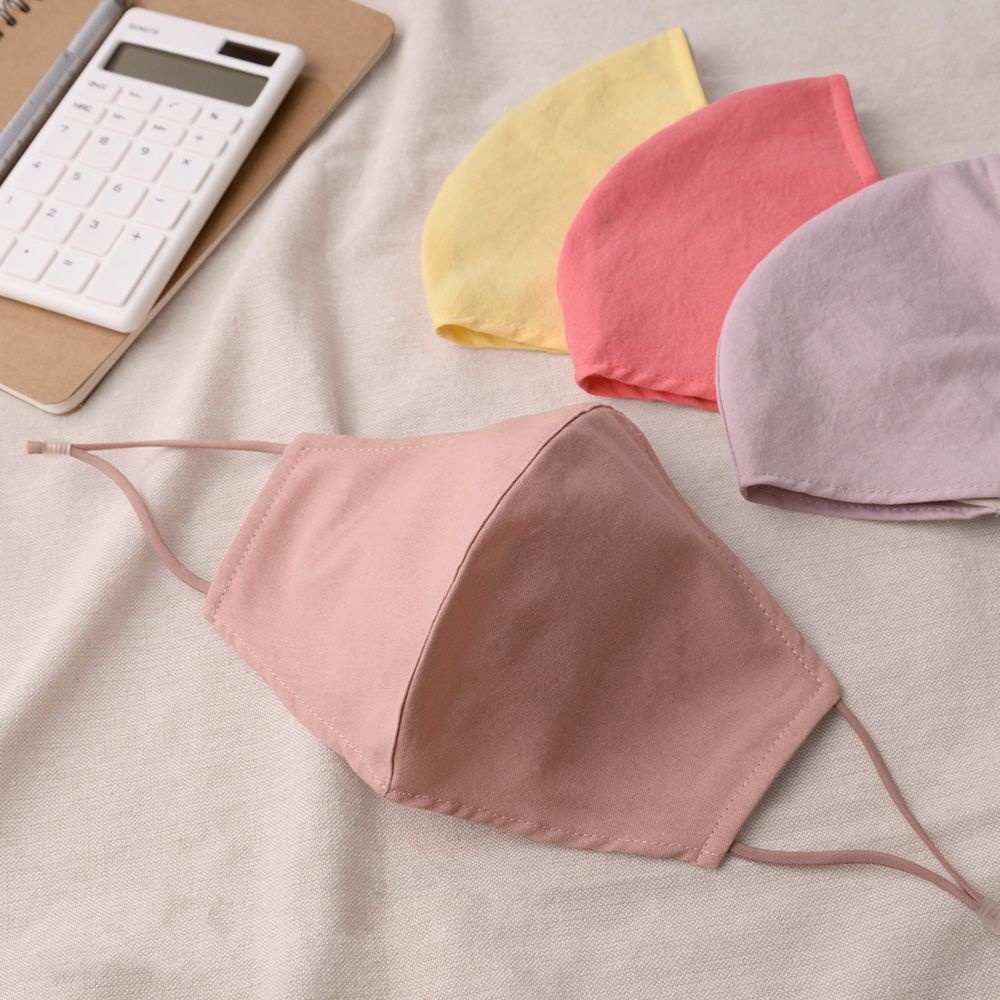 특허받은 국내생산 숨쉬기 편한 오가닉 마스크 필터 교체형 빨아쓰는 순면 천 마스크 끈조절 코심지장착 대형