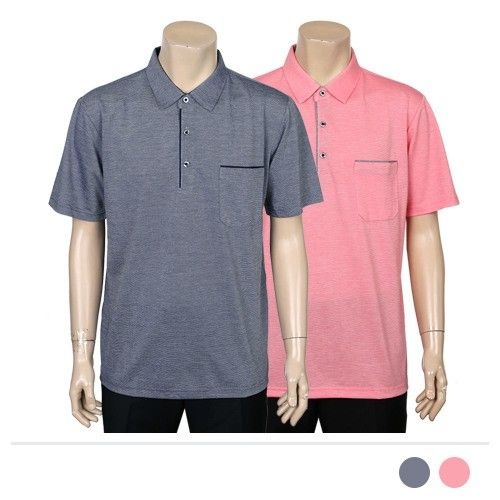 로호 카라넥 반팔 티셔츠