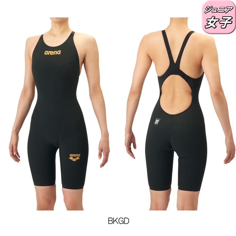[해외] 아레나 수영복 주니어 여자 WA승인  AQUAFORCE FUSION-ONE 원피스 레깅스 오픈백 하프레그 올인원 2026년 A