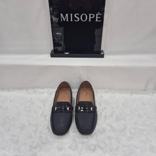 [미소페 (패플)] [미소페]By미소페 여성 클래식 메탈 포인트 로퍼 112HH439GH010 BLACK 2_JJ