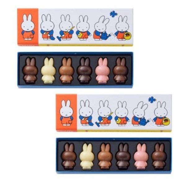 [해외] 2026  모로조프 딕브루나 미피 플레인 초콜릿 6개입 2박스 발렌타인데이 포장백 증정