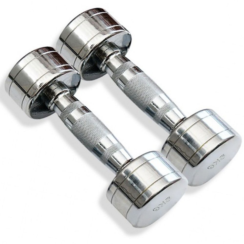 크롬 아령 5kg 덤벨 홈트 근력 운동 헬스 웨이트 크롬도금
