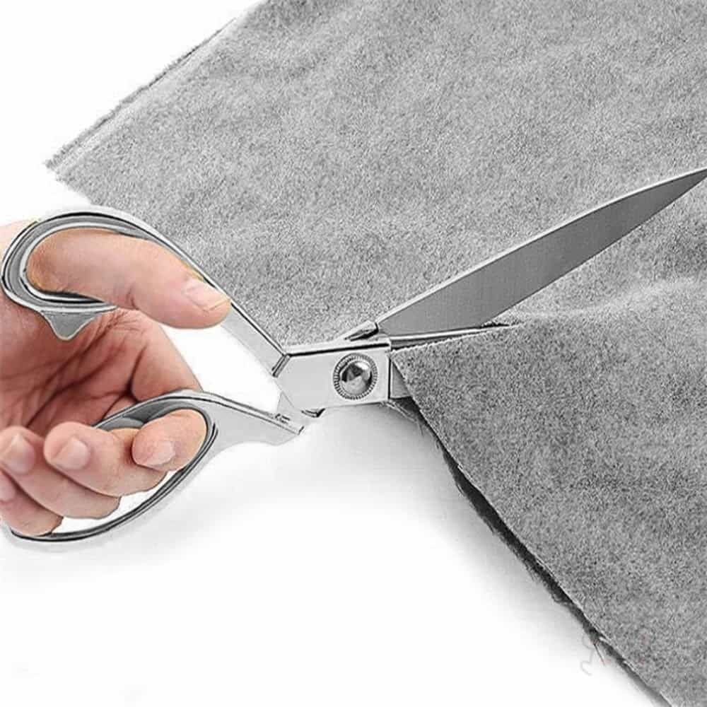 YWSTORE 실버 스텐 원단 재단가위 26.5CM 커팅가위 재단용가위 제단가위