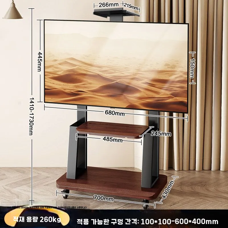 [해외] 전시용 걸이 홍보 모니터 강의실 인치 받침대 컬러 식당 메뉴판 월넛