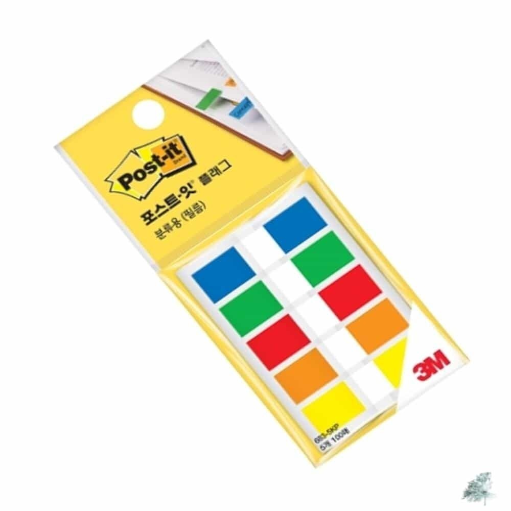 캔캔피피 포스트잇 플래그 683-5KP 12X44 인덱스라벨 미니메모지 페이지마커