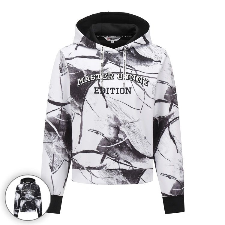 마스터바니 에디션 [AK분당점] [마스터바니] 여성 섀도우 로고 잉크 드로우 후드 티셔츠 421F1TR108