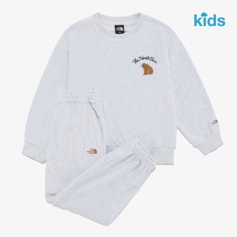 노스페이스키즈 NM5MR62S 키즈 애니메이트 스웻 세트 KS ANI-MATE SWEAT SET 20251016