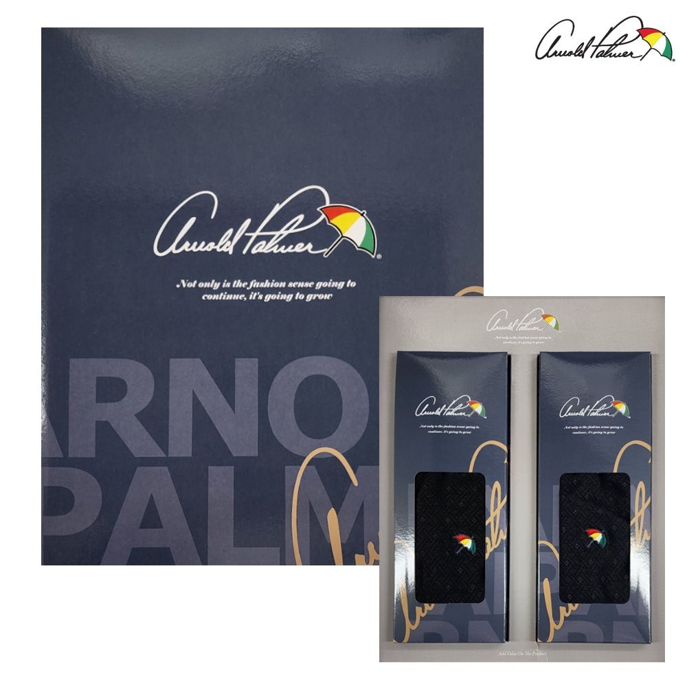 아놀드파마 남자 양말 2족 선물 세트 신사 정장 장목 명절 새해 답례품 국산