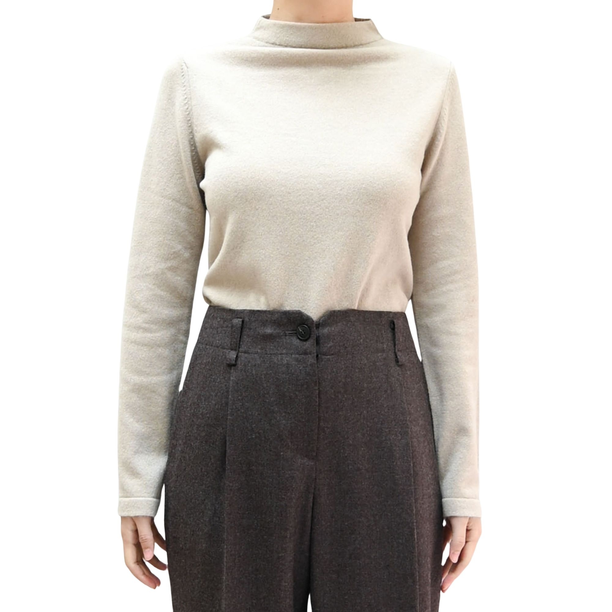 [롯데백화점] 비꼴리끄 울 블랜딩 기본 풀오버 B234KU1010 LE1220430327