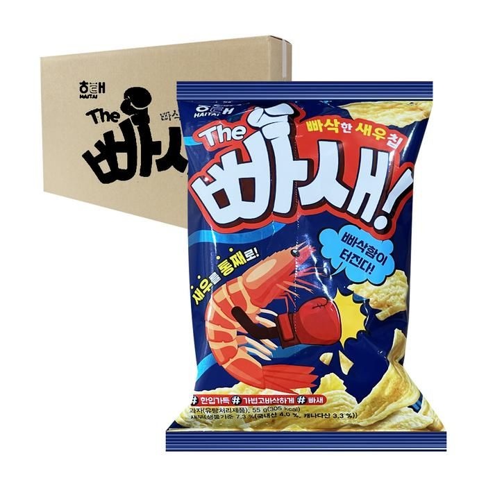 [가공식품]해태 빠새빠삭한새우칩 55g 16입