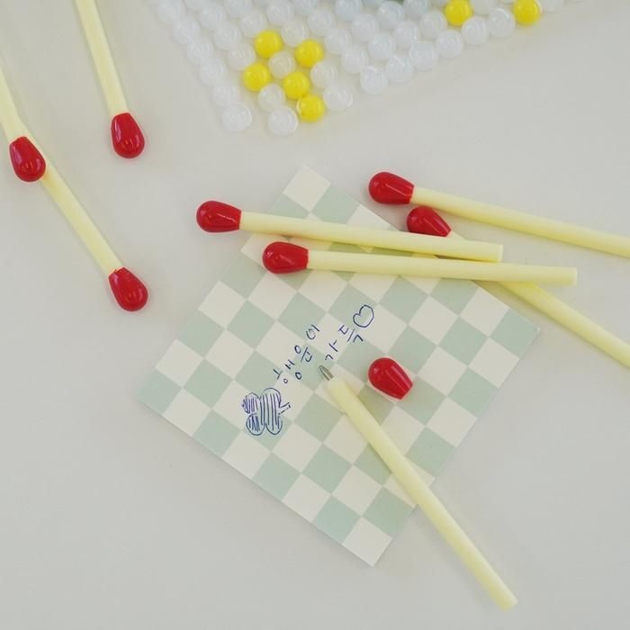 신박한 특이한 성냥 볼펜 쓸데없는 펜 선물 판촉 단체 판촉물 [PEN 킹받는 아이디어 홍보용 웃긴 재밌는]