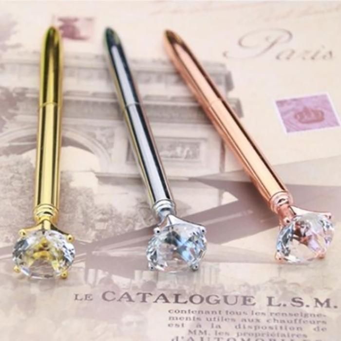 갓샵 보석볼펜 2종 다이아몬드볼펜 진주볼펜 특이한볼펜 판촉물 답례품