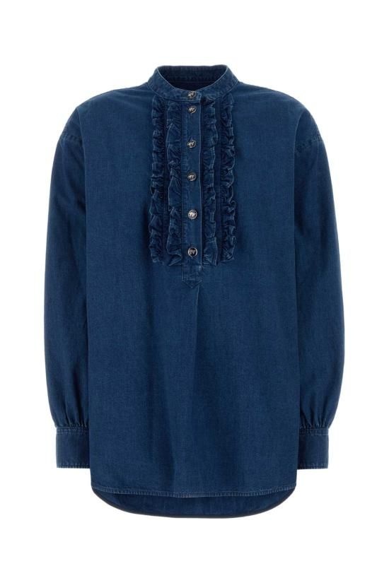 [해외] 발렌티노 25SS 발렌티노 가라바니 블라우스 6B3DB02Z94B 558 Blue