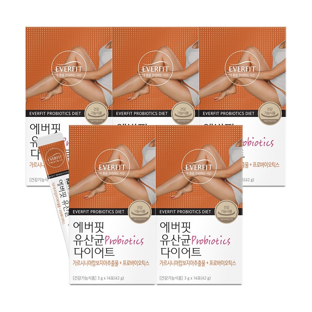 [롯데백화점] 내츄럴플러스 [내츄럴플러스]에버핏 유산균 다이어트 14포 5박스