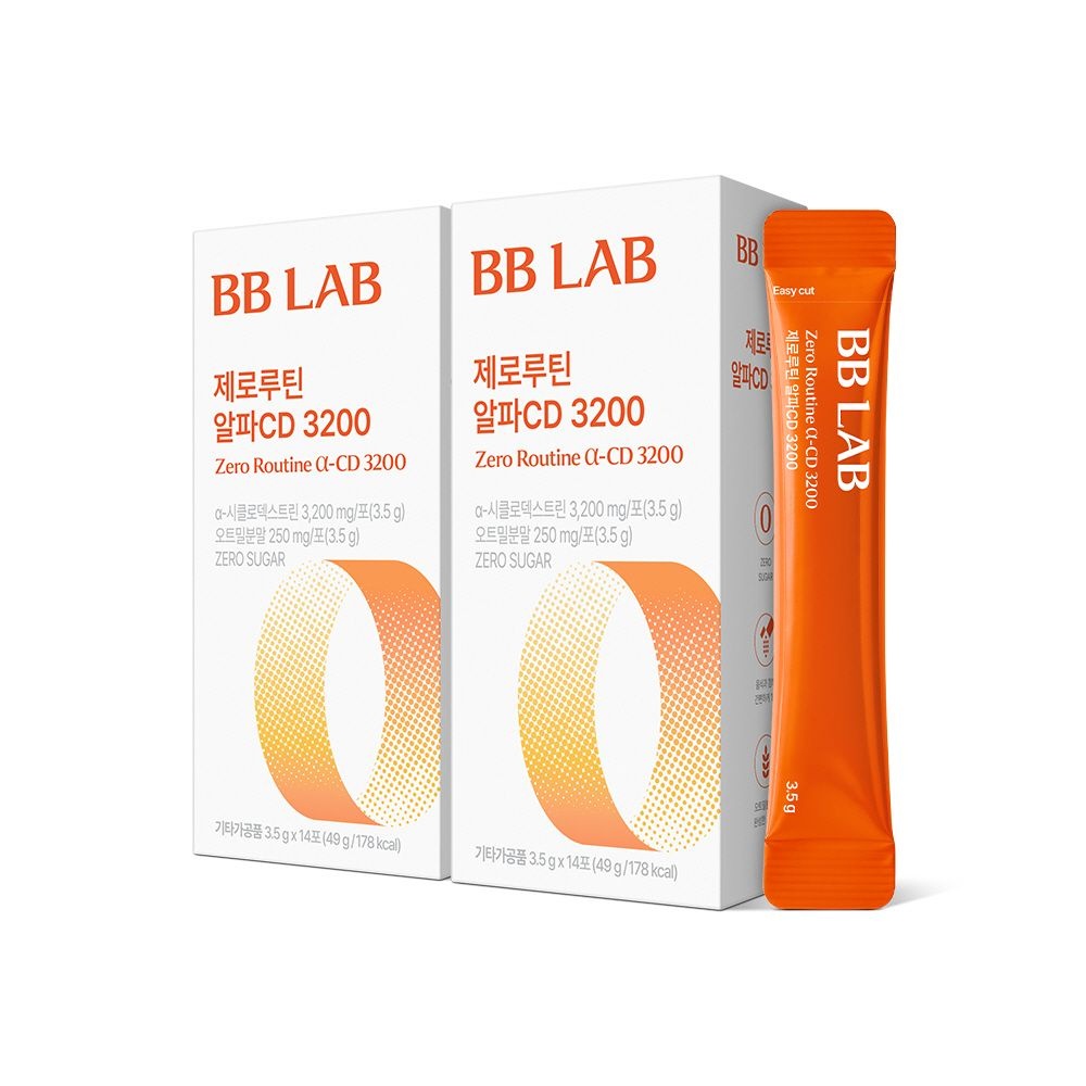 [롯데백화점] 뉴트리원라이프 [비비랩] 제로루틴 알파CD 3200 2박스 28일분