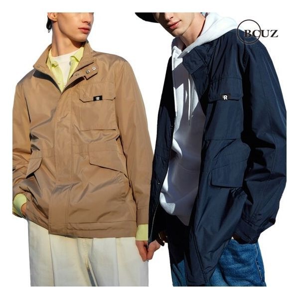 비커즈 남성 하이넥 웨더 자켓 181066
