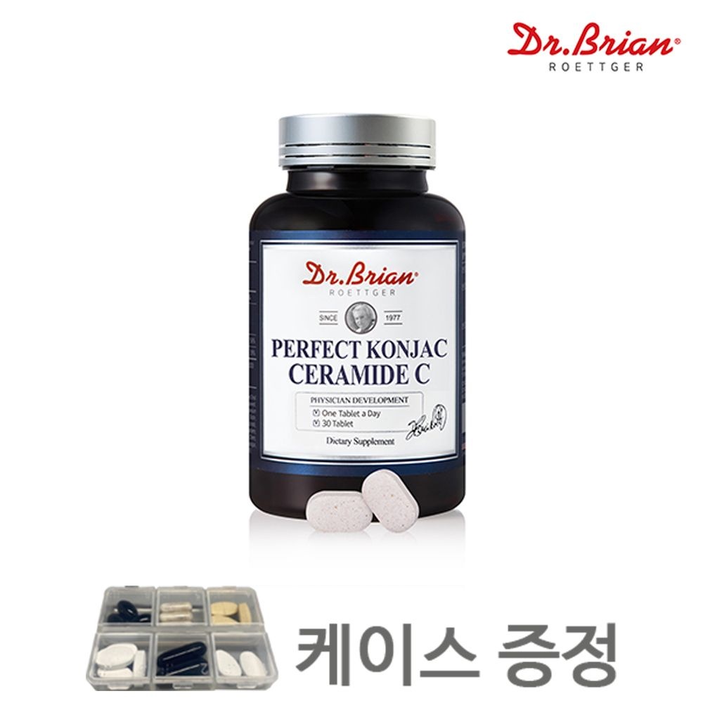 제품내별도표기 닥터브라이언 퍼펙트 곤약 세라마이드C 세라미드 곤약감자추출물 30정X1통