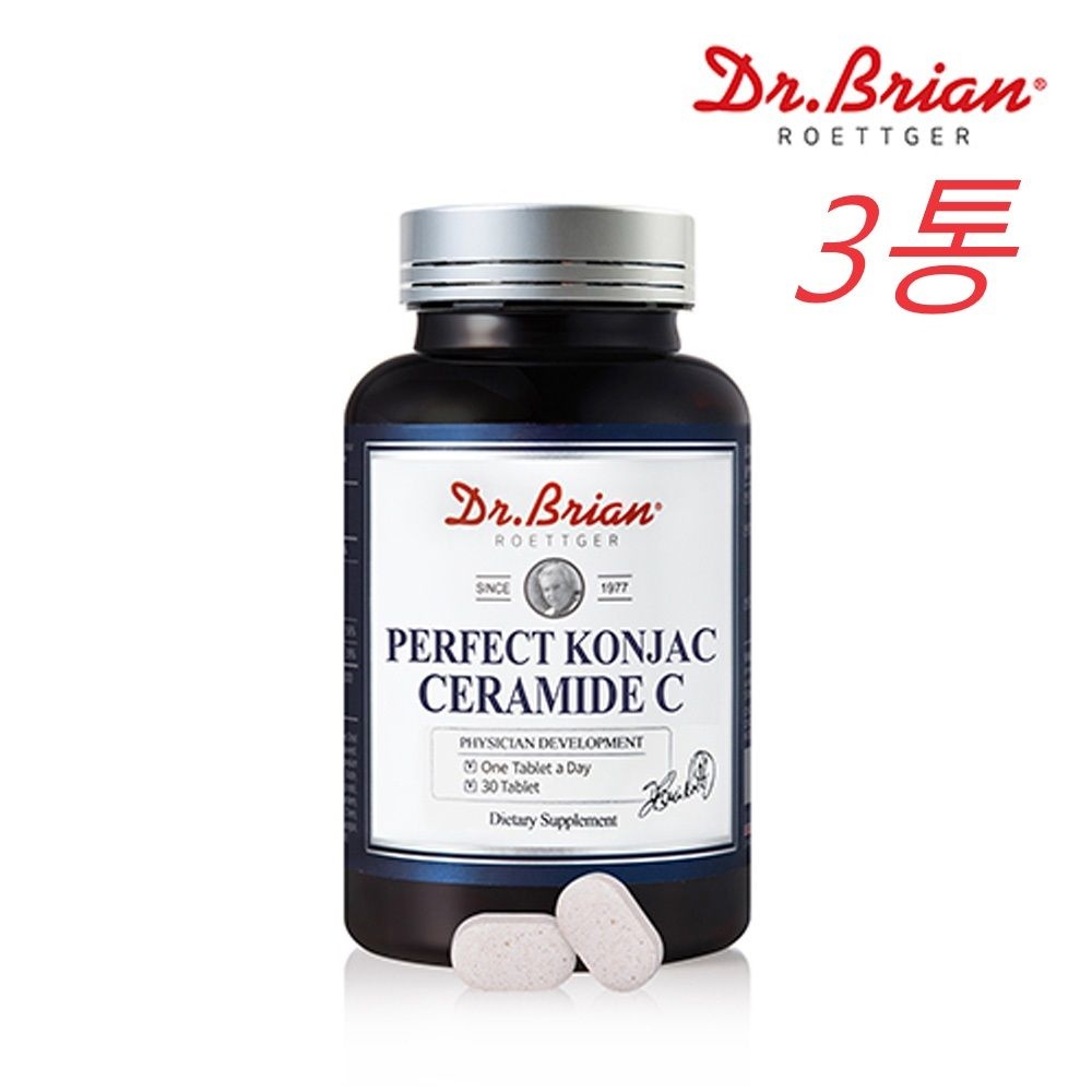 제품내별도표기 닥터브라이언 퍼펙트 곤약 세라마이드C 세라미드 곤약감자추출물 3통