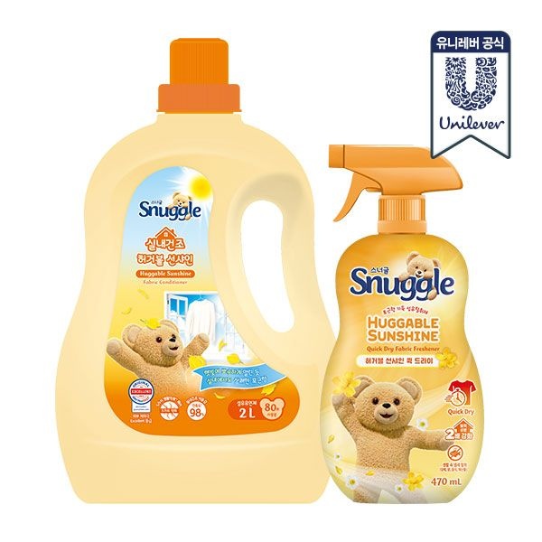 스너글 유연제 2L + 탈취제 470ml