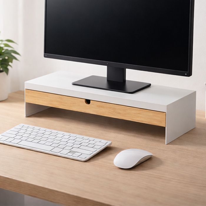 비카 비카 (현대Hmall) 비카 ELLOVEN 엘로벤 모니터스탠드+서랍장 47x26cm 모니터받침대 커피캡슐보관함