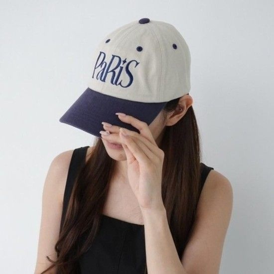 상품상세참조 KMC14EE나리애 볼캡 배색 여성 투톤 면 모자 레터링_18164251_597559