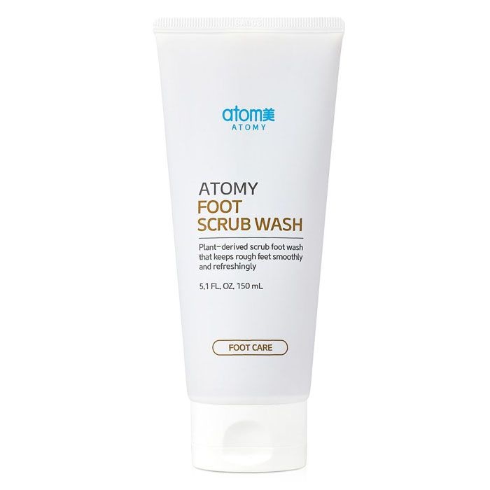 애터미 풋스크럽 워시 150ml 발 각질제거 곡물성분 보습 세정 쿨링 발관리